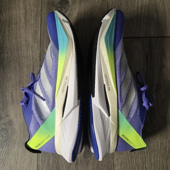 ADIDAS Adizero Boston 12 Running Shoes M 7.5 / W 9 Blue 4 Miles $160 - Picture 7 of 11